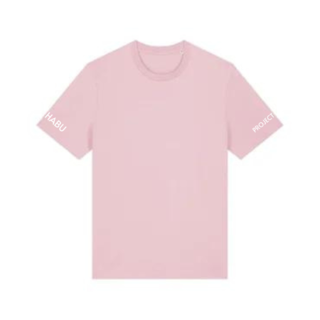 Camiseta oversize rosa unisex de Habu Project